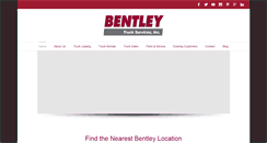 Desktop Screenshot of bentleytruckservices.com